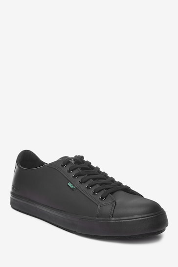 Kickers® Black Tovni Lacer Leather Shoes