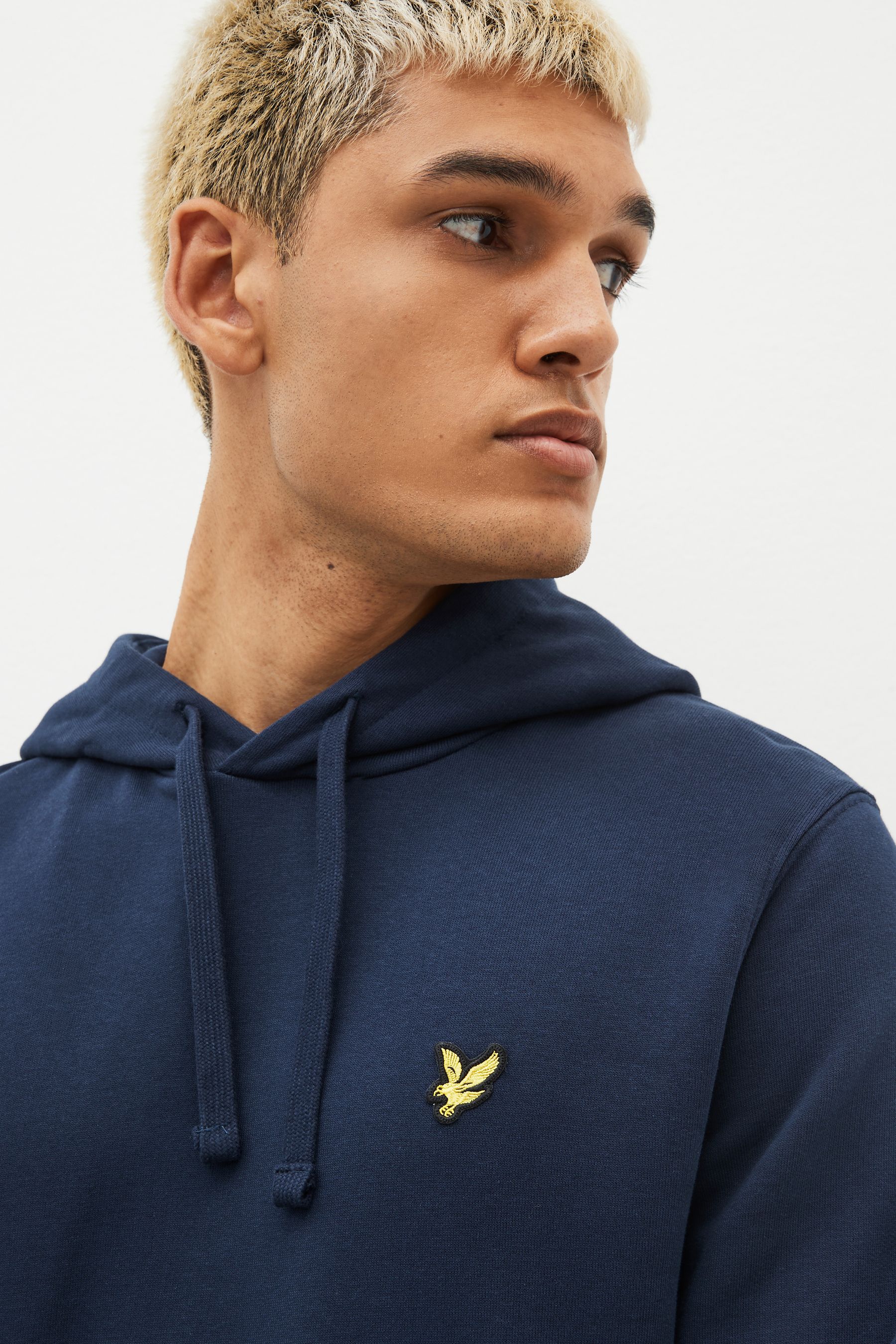 Buy Lyle Scott Navy Pullover Hoodie from Next Canada