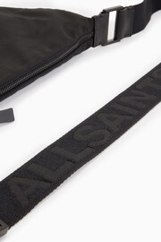 AllSaints Black Half Moon Nylon Cross-Body Bag - Image 5 of 7