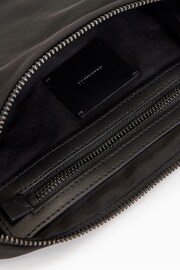 AllSaints Black Half Moon Nylon Cross-Body Bag - Image 6 of 7