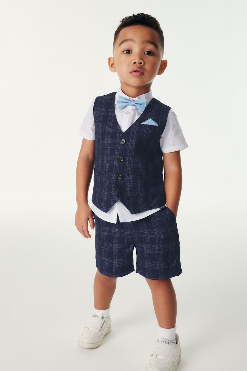 Baker by Ted Baker Shirt Waistcoat and Short Set - Image 1 of 14