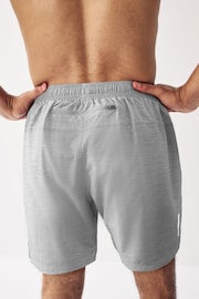 Grey 7 Inch Active Gym Sports Shorts - Image 5 of 10