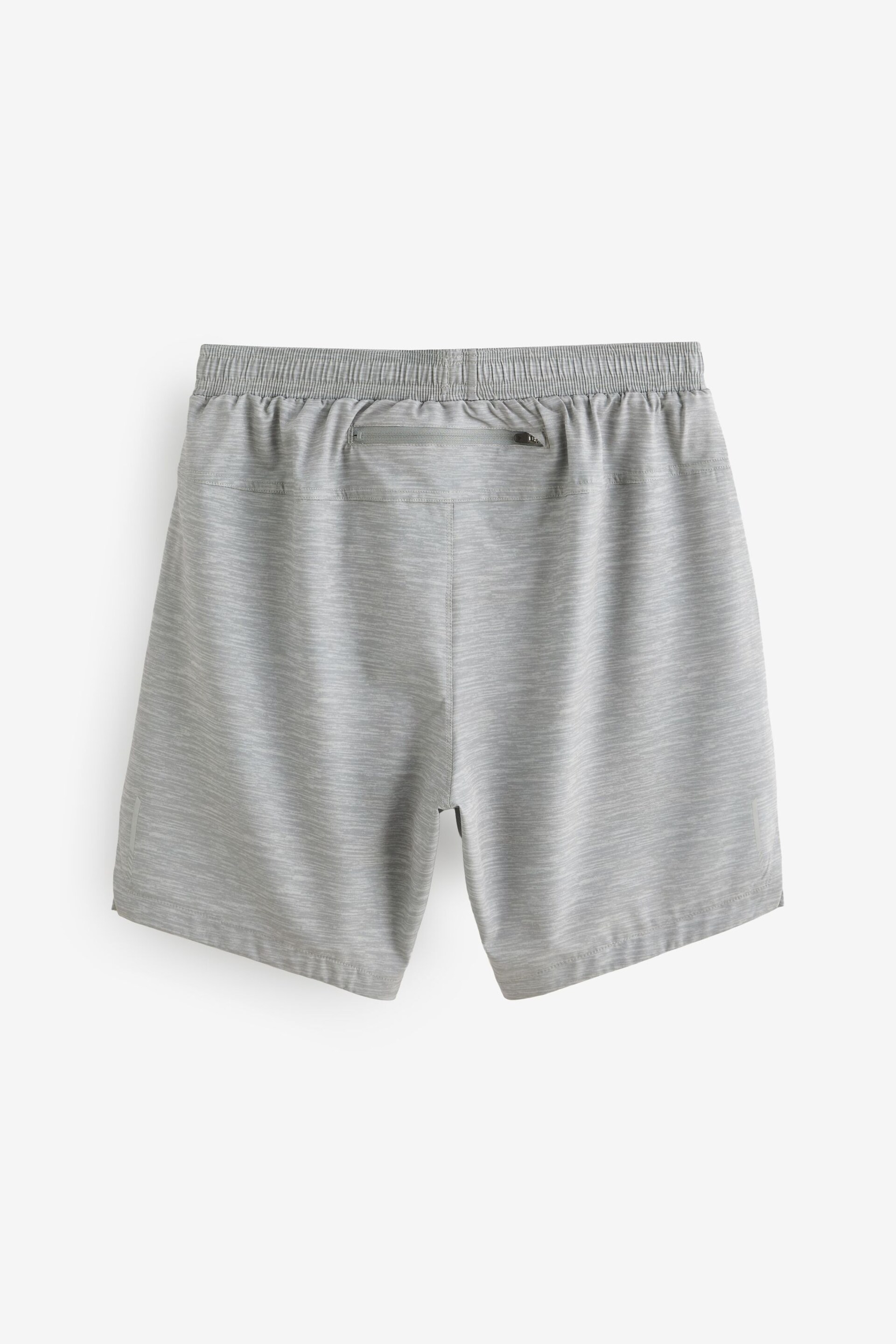 Grey 7 Inch Active Gym Sports Shorts - Image 7 of 10