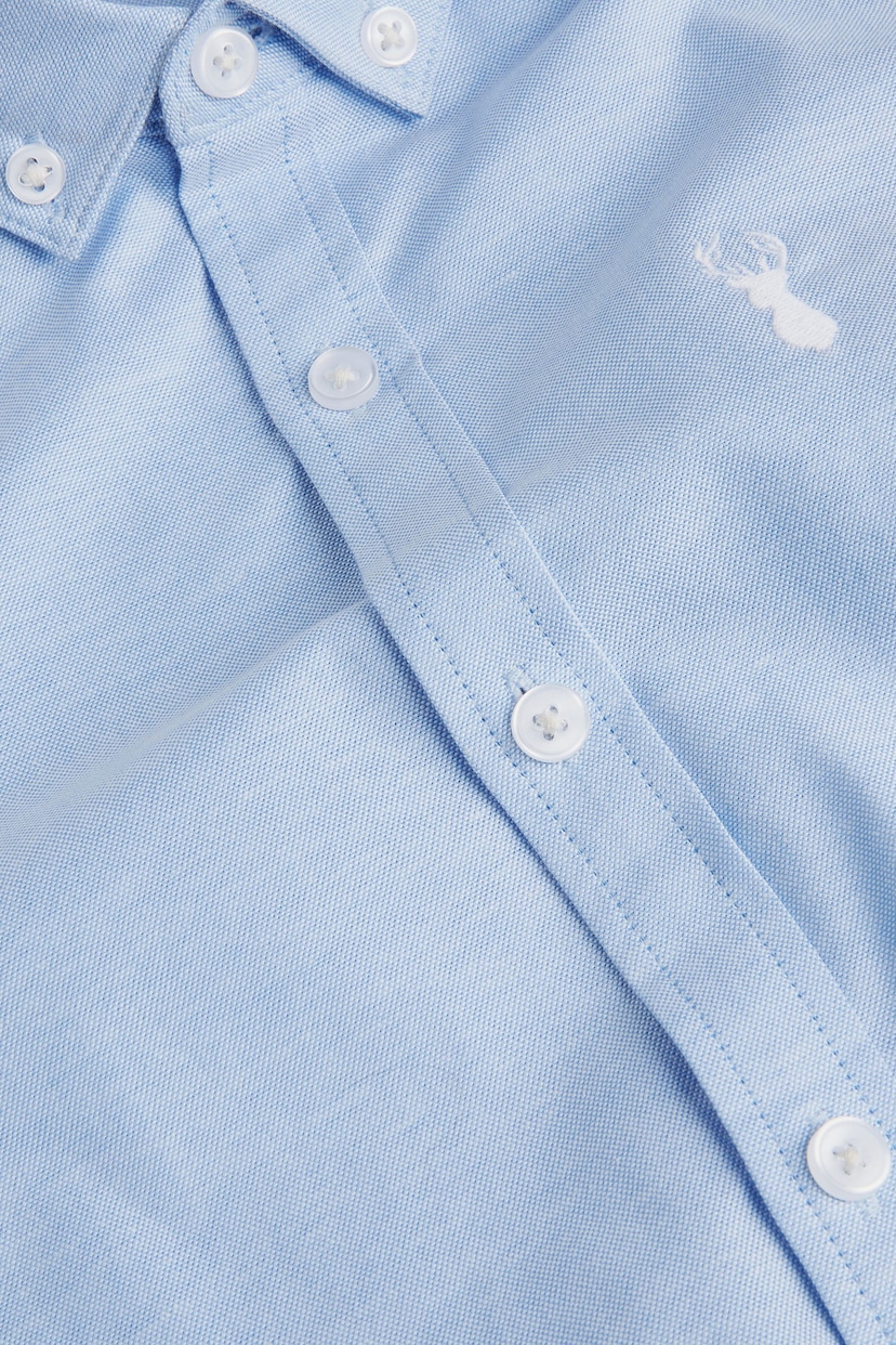 Blue Single Oxford Shirt (3-16yrs) - Image 3 of 3