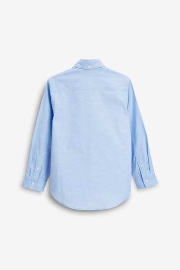 Blue Long Sleeve Oxford Shirt (3-16yrs)
