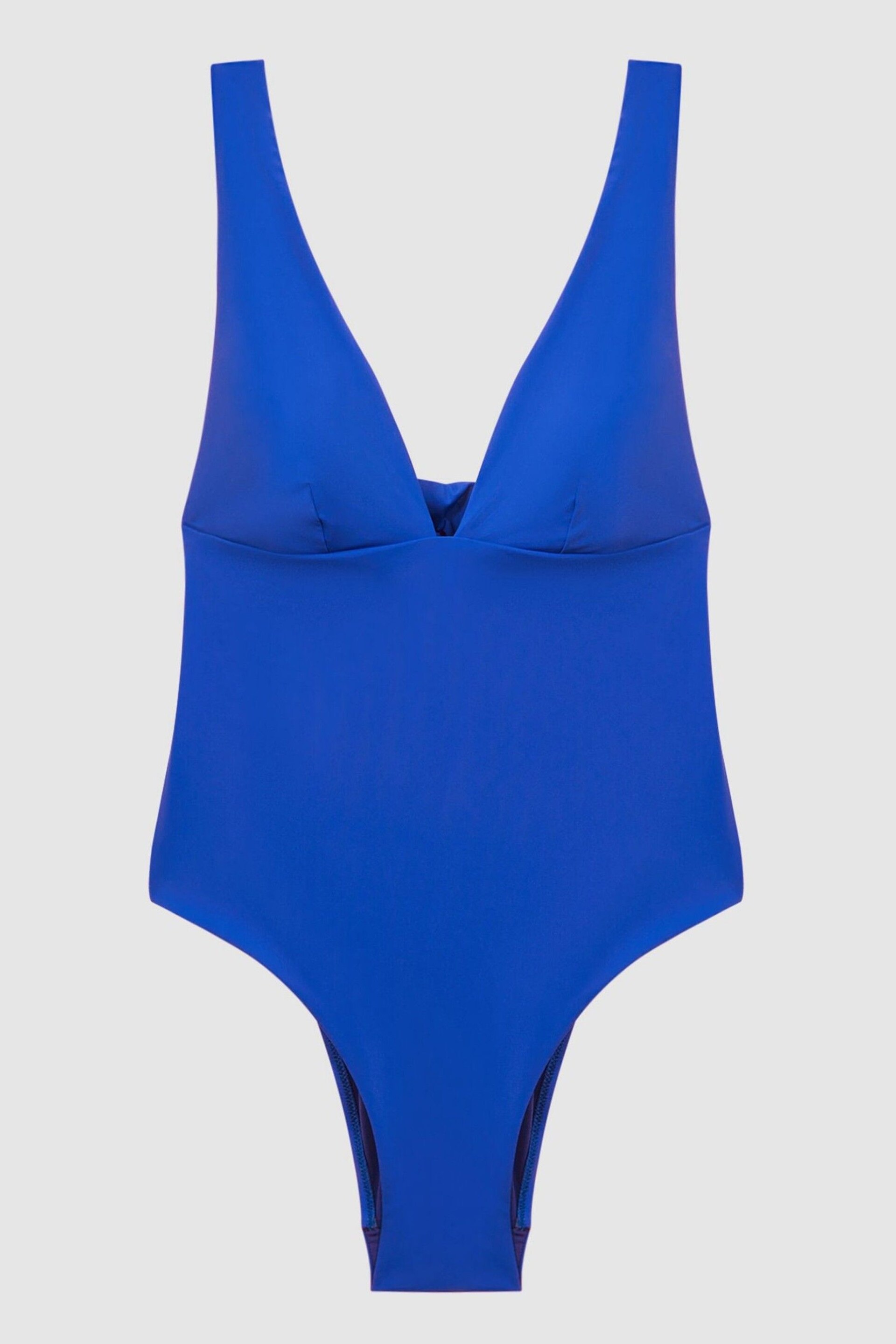 Reiss Blue Luna Italian Fabric Swimsuit - Image 2 of 5