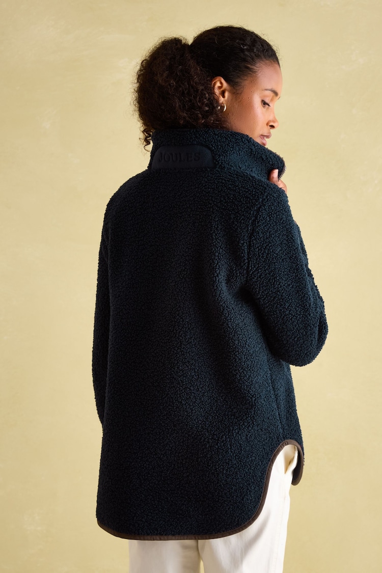 Joules Aldeburgh Navy Quarter Zip Fleece - Image 2 of 7