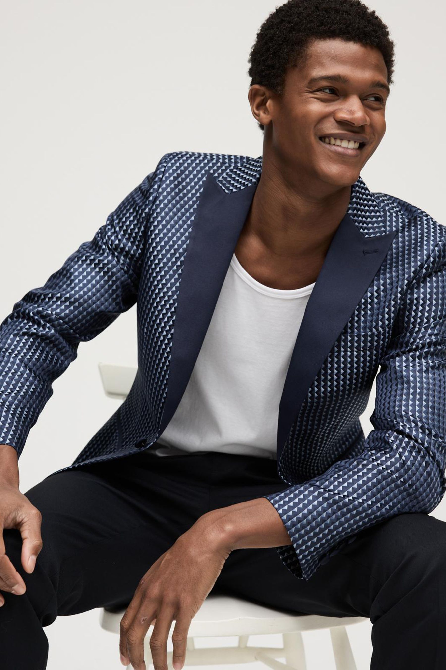 Jacquard blazer shop