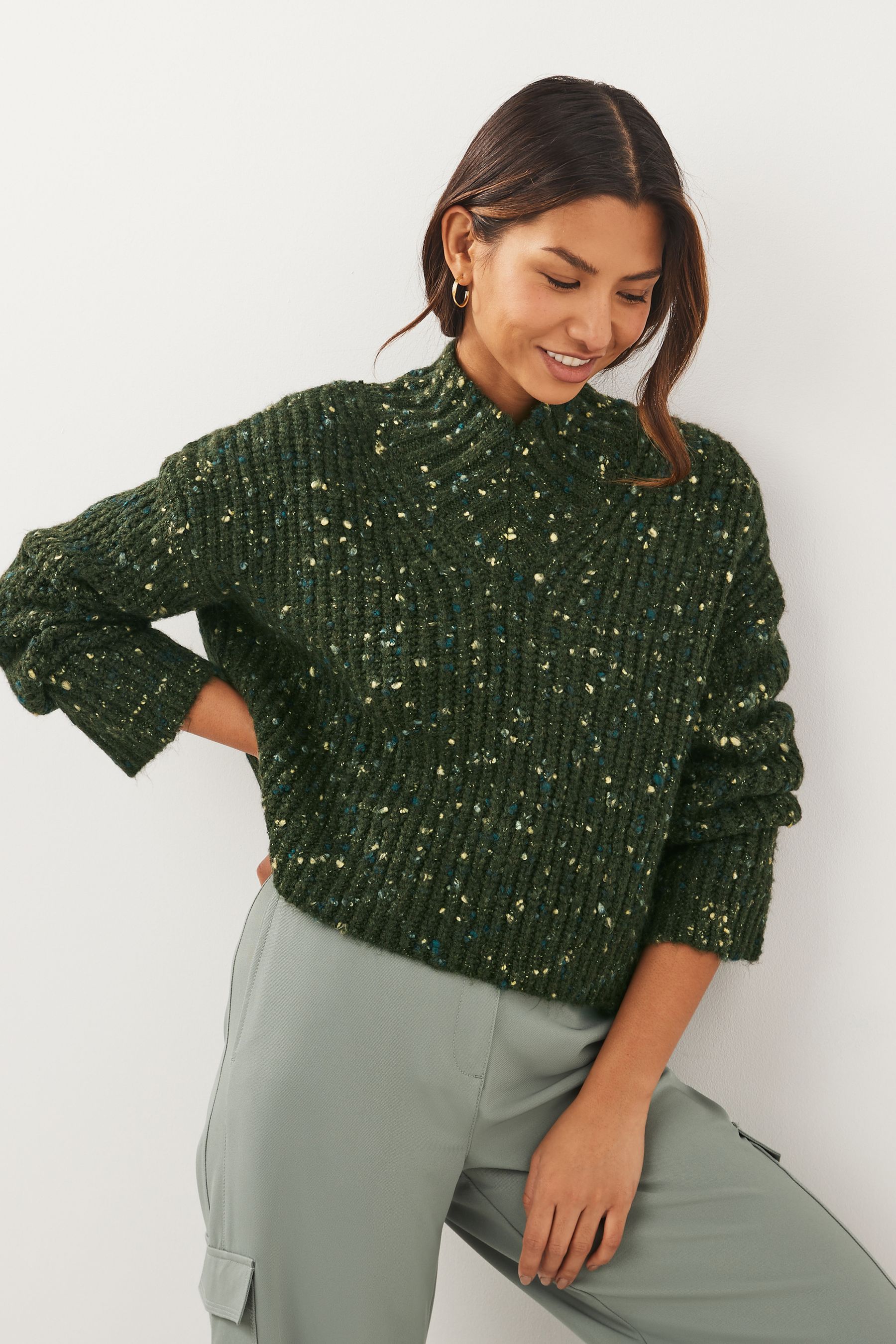 Next green jumper clearance