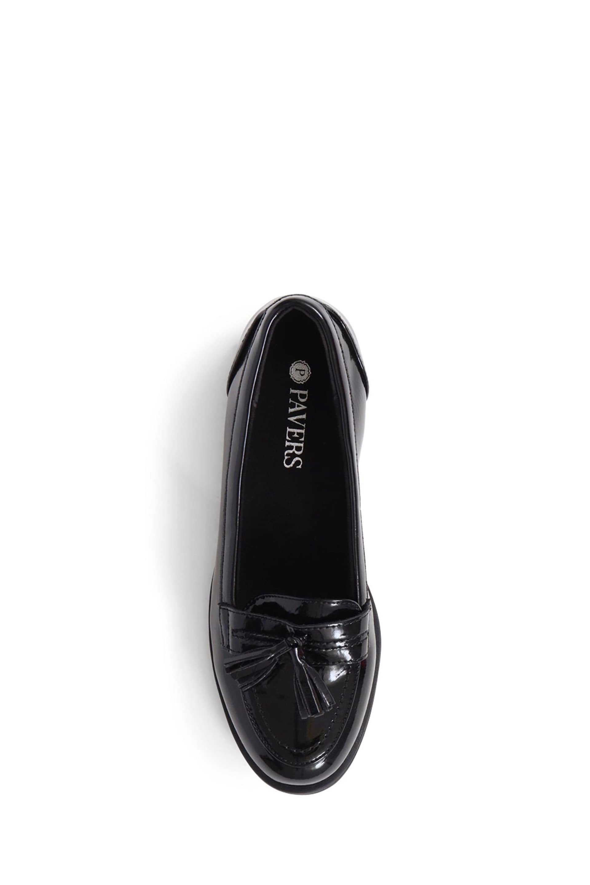 Pavers Smart Patent Black Loafers - Image 3 of 5