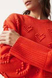 Red Pom Heart Jumper - Image 5 of 7