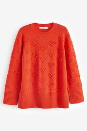 Red Pom Heart Jumper - Image 7 of 7