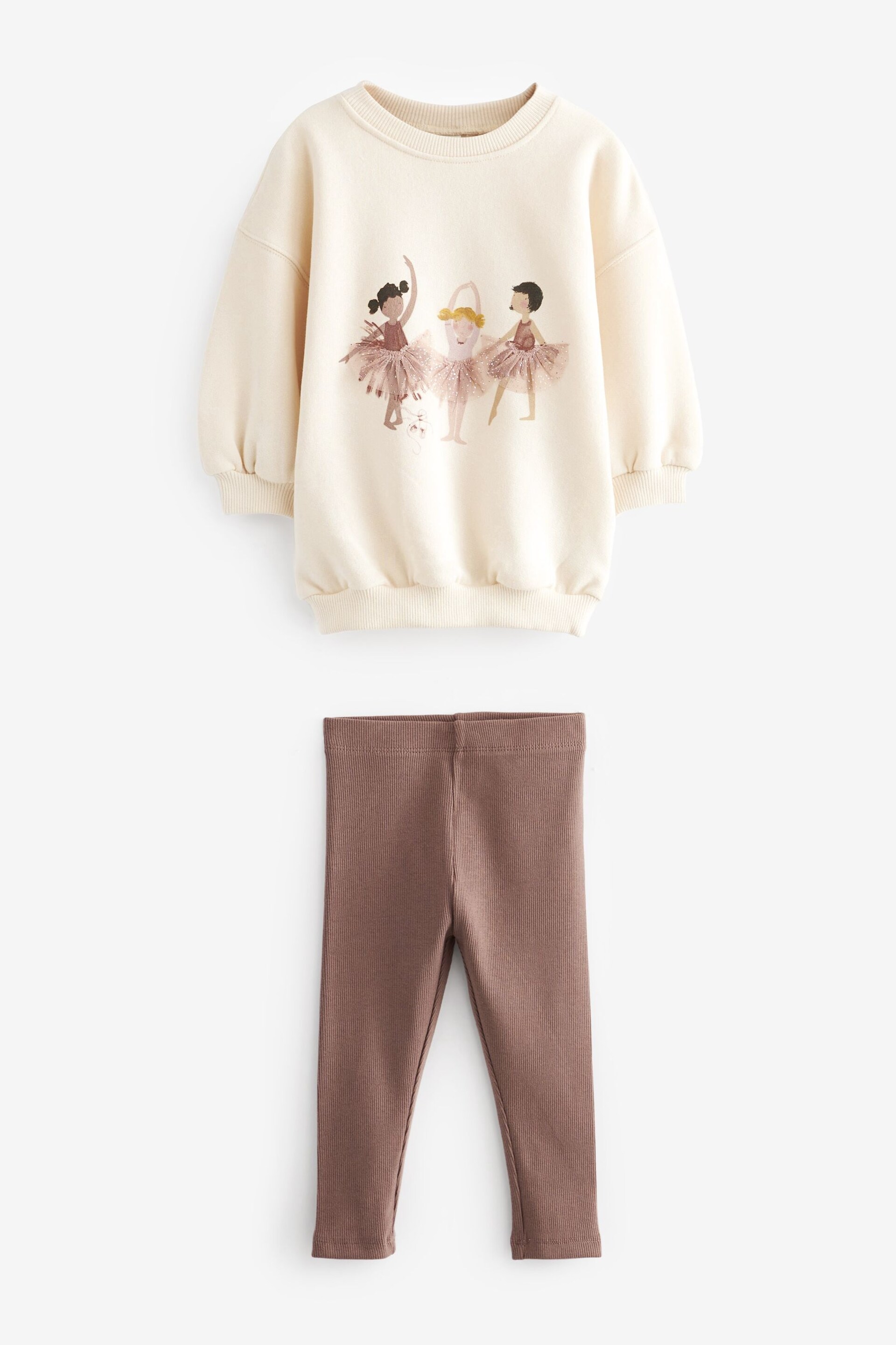 Ballerina Character Sweat and Leggings Set (3mths-7yrs) - Image 5 of 7