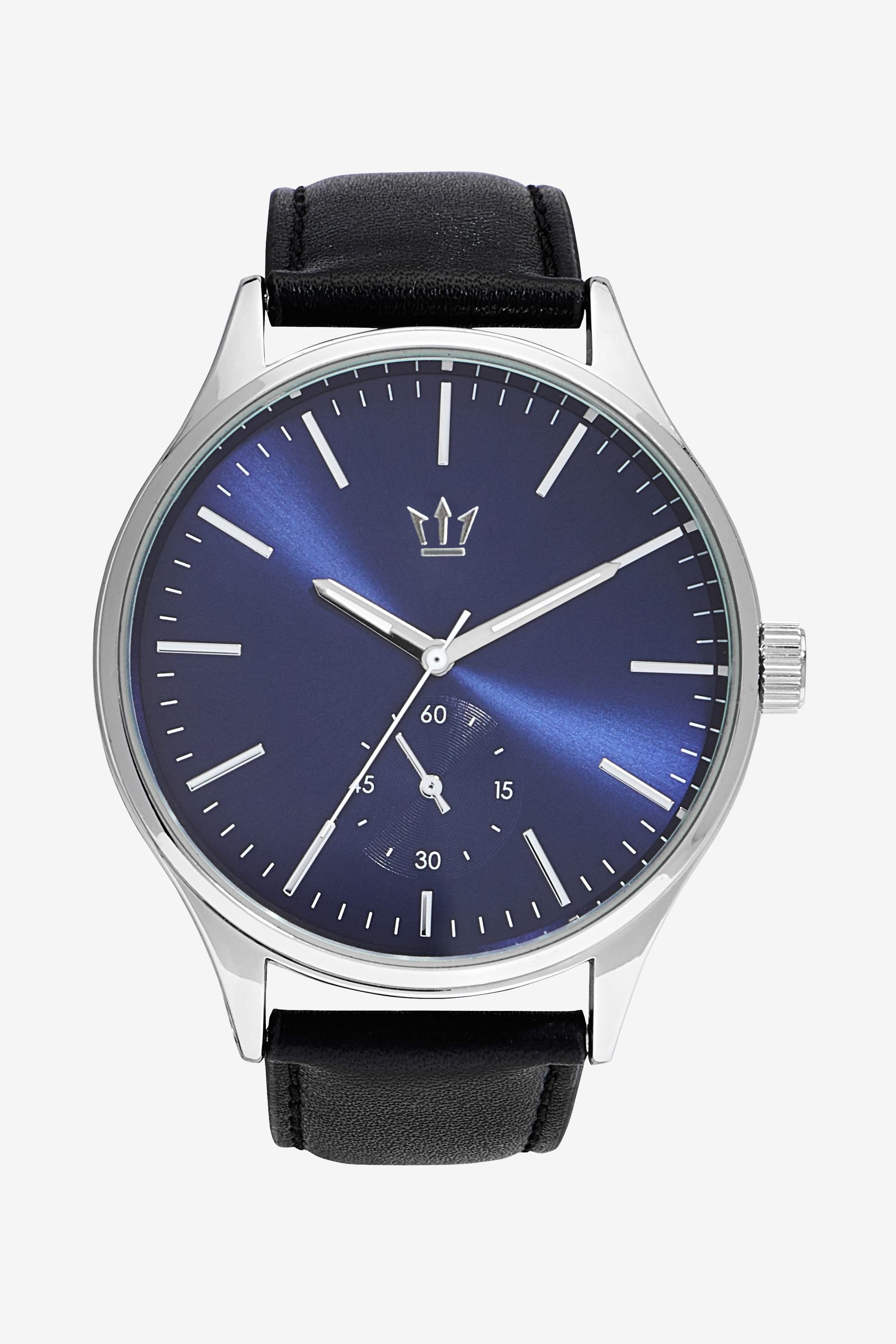Buy Black Classic Watch With Black Strap from the Next UK online shop