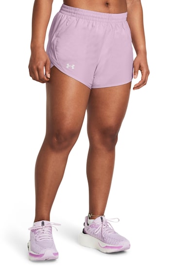 Under Armour Purple Fly By 3 Shorts