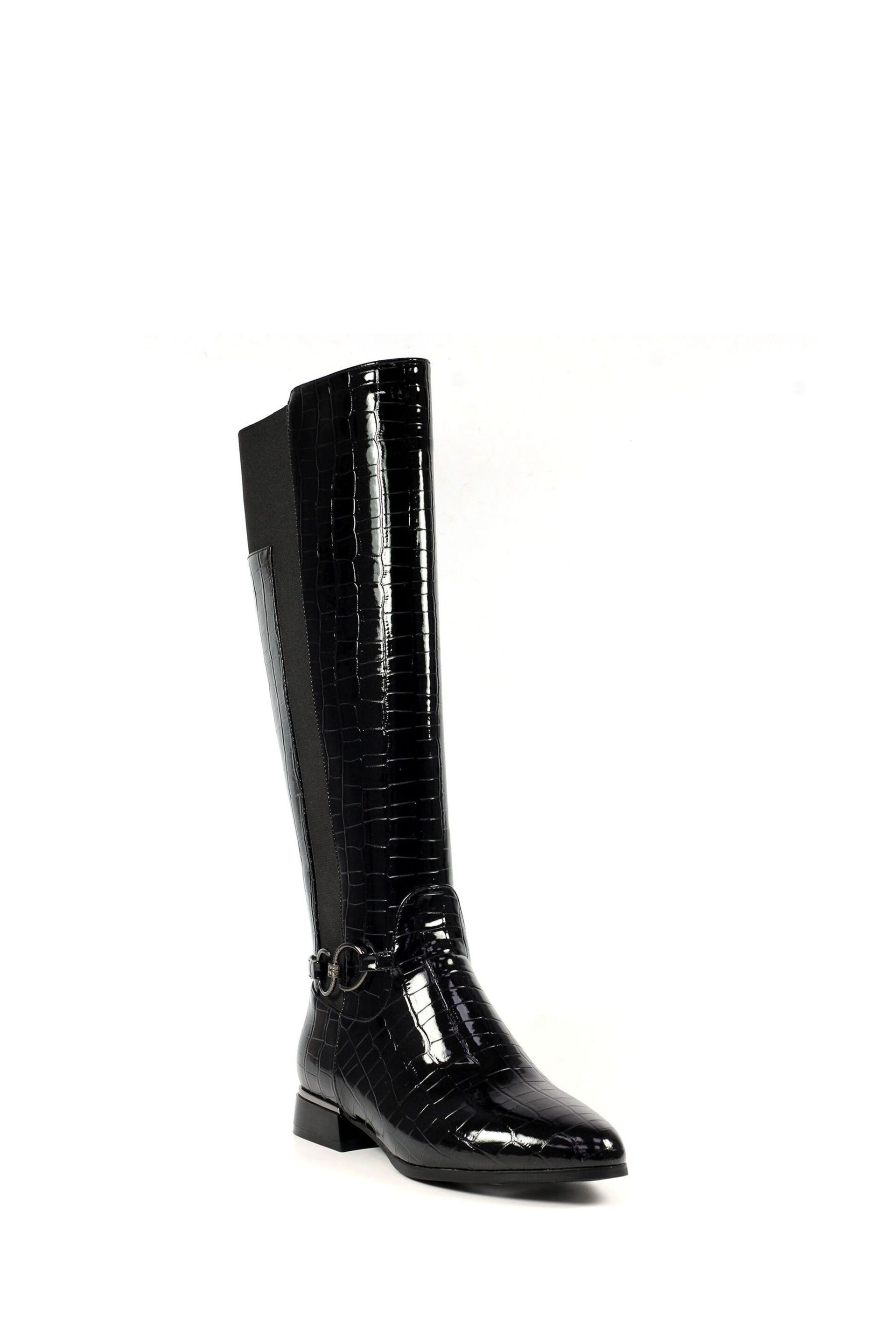 Lunar Reed Long Black Boots - Image 2 of 8
