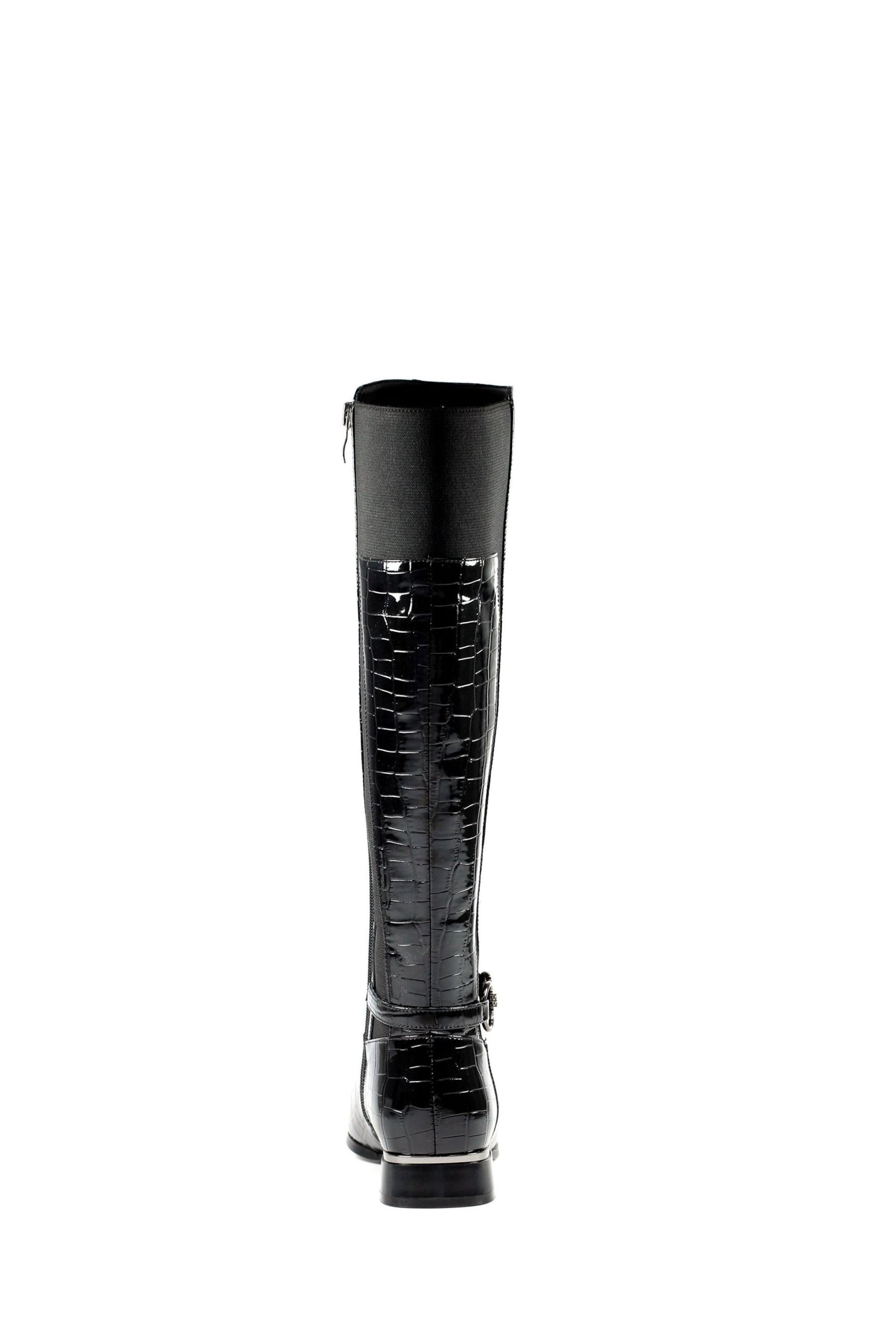 Lunar Reed Long Black Boots - Image 6 of 8