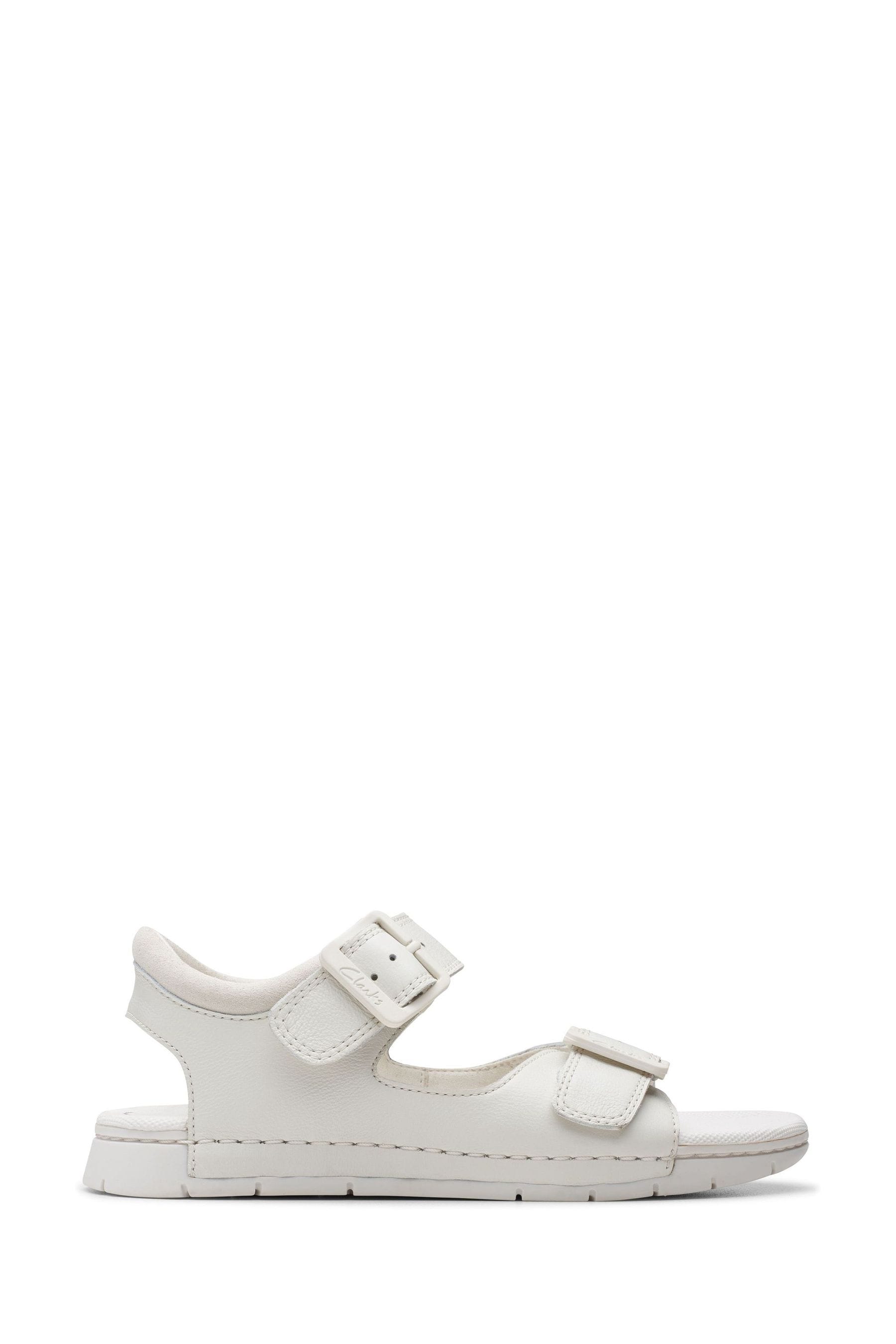 Buy Clarks White Kids Baha Beach Sandals from Next Luxembourg