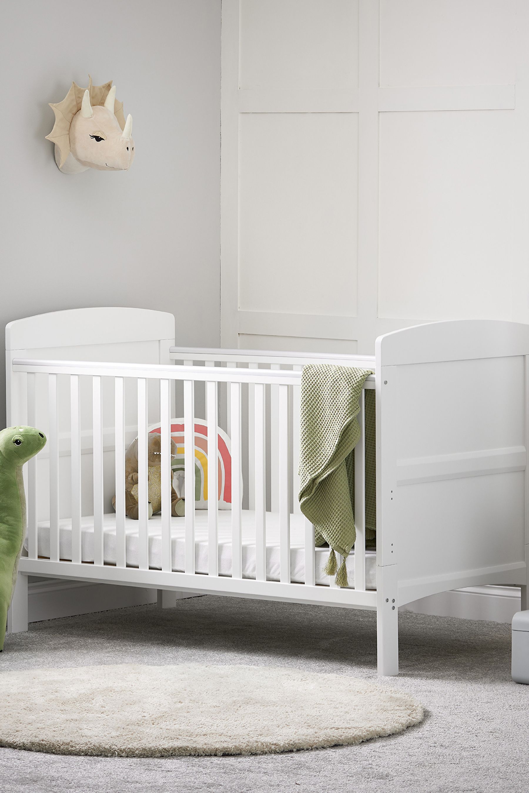 Buy Obaby White Grace White Cot Bed from the Next UK online shop