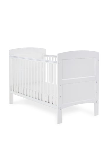 Obaby White Grace White Cot Bed