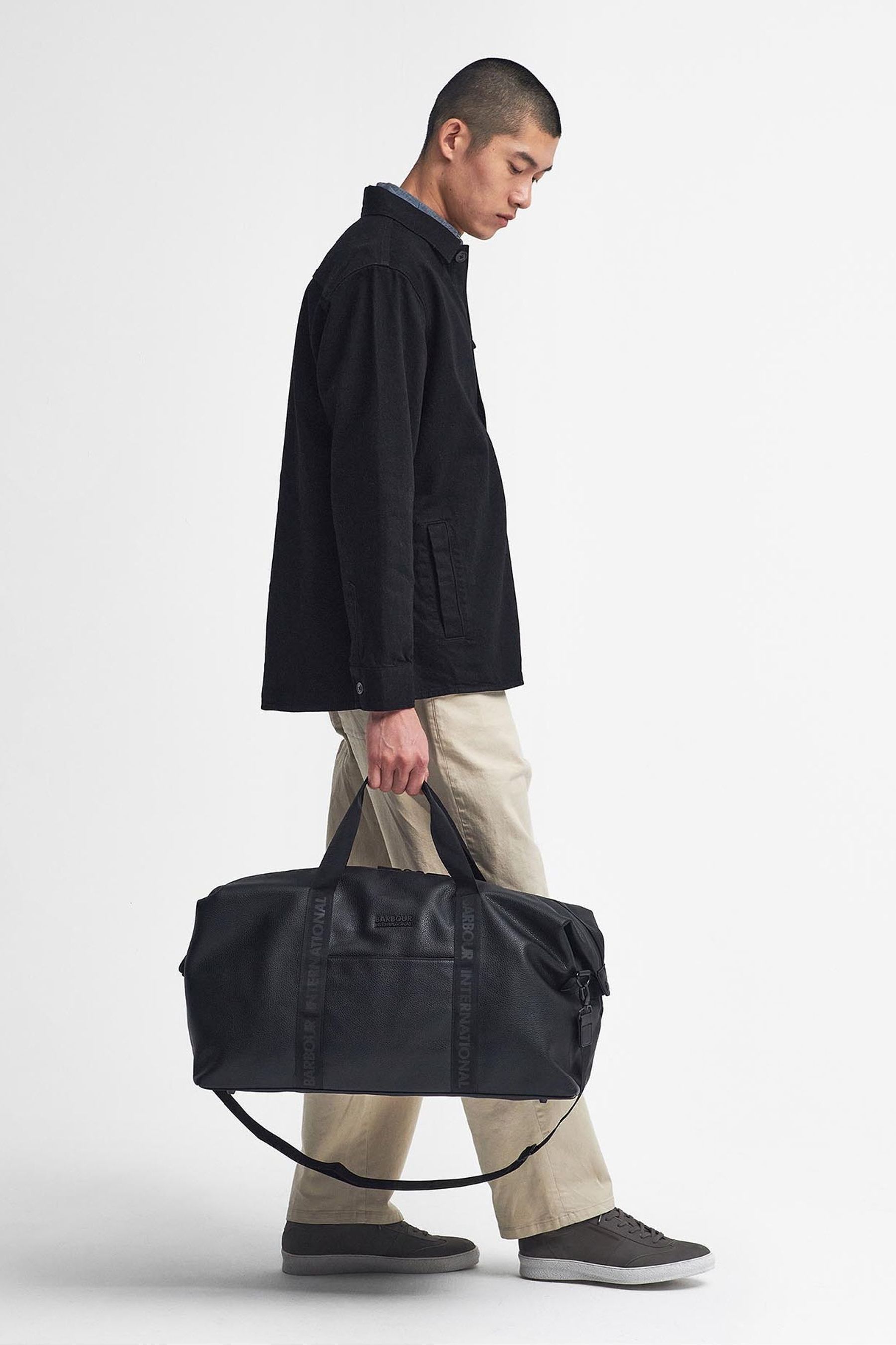 Faux leather holdall bag outlet