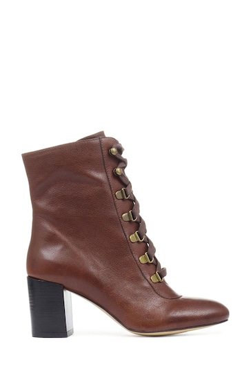 Jones Bootmaker Liana Lace-Up Heeled Ladies Ankle Boots