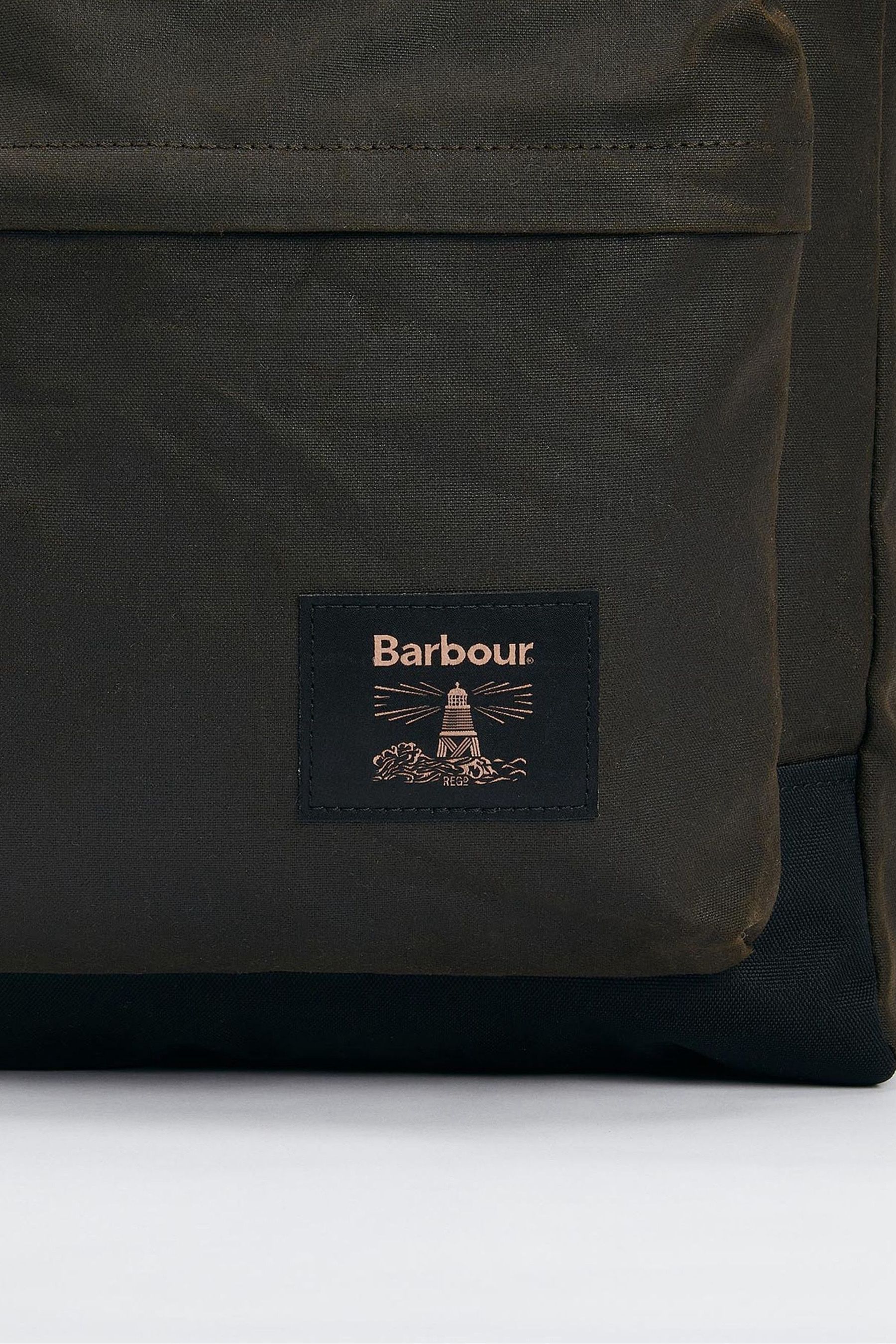 Buy Barbour Olive Green Field Wax Backpack from Next Malta