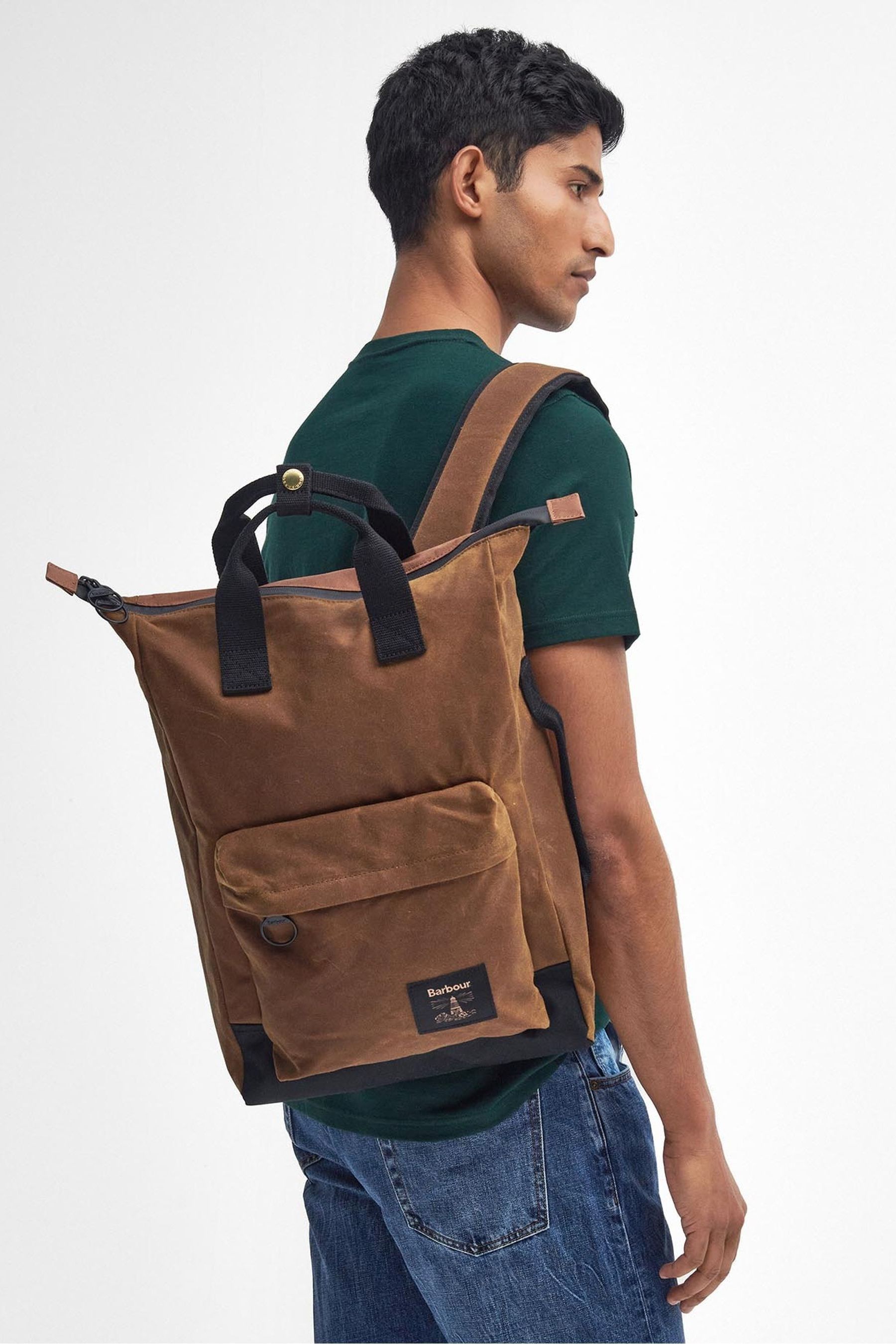 Barbour backpack yellow clearance
