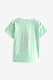 Mint Green Fire Engine Short Sleeve Interactive Character T-Shirt (3mths-7yrs) - Image 3 of 5