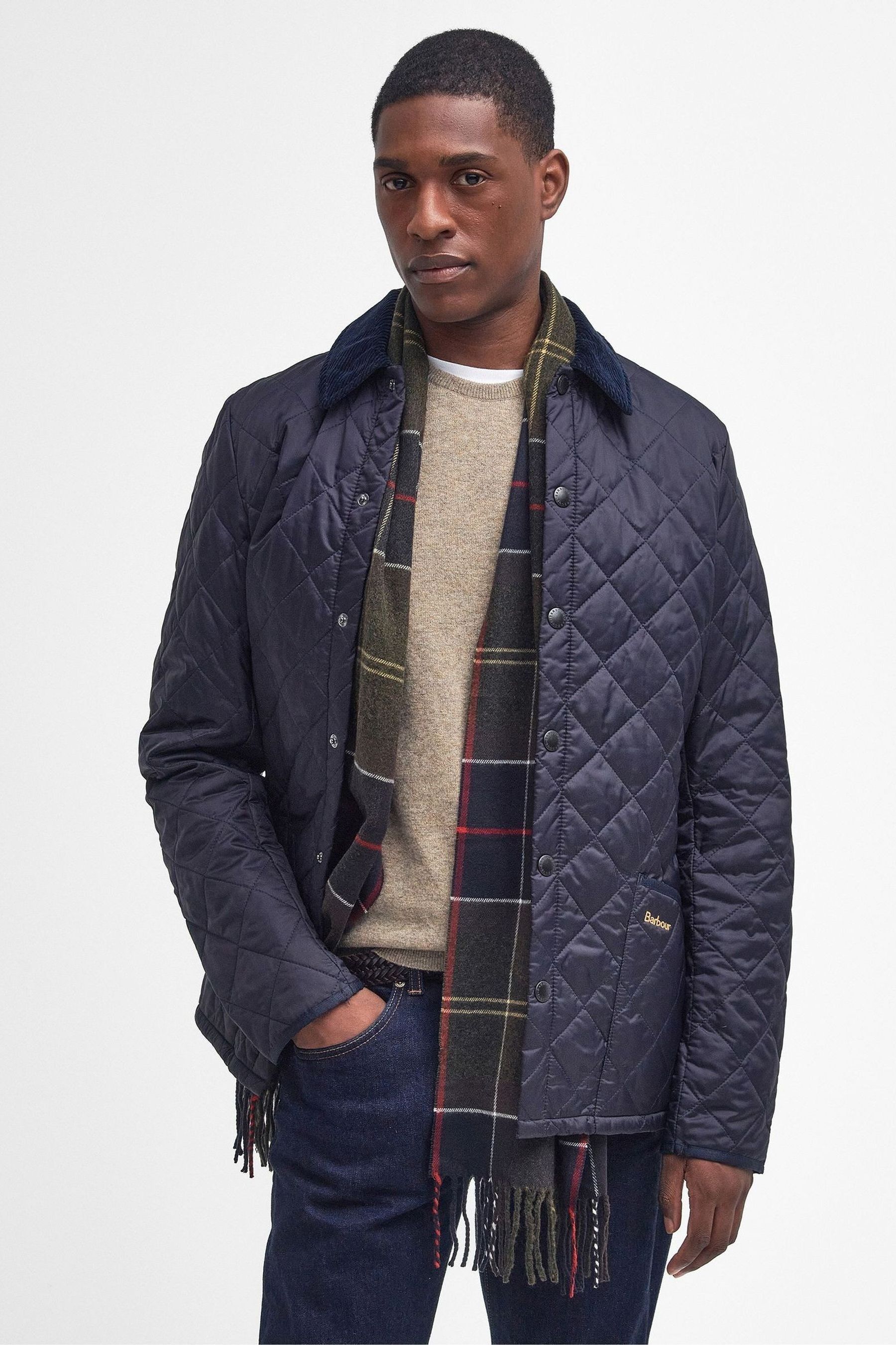 Buy Barbour International Green Galingale Tartan Scarf from the Next UK online shop