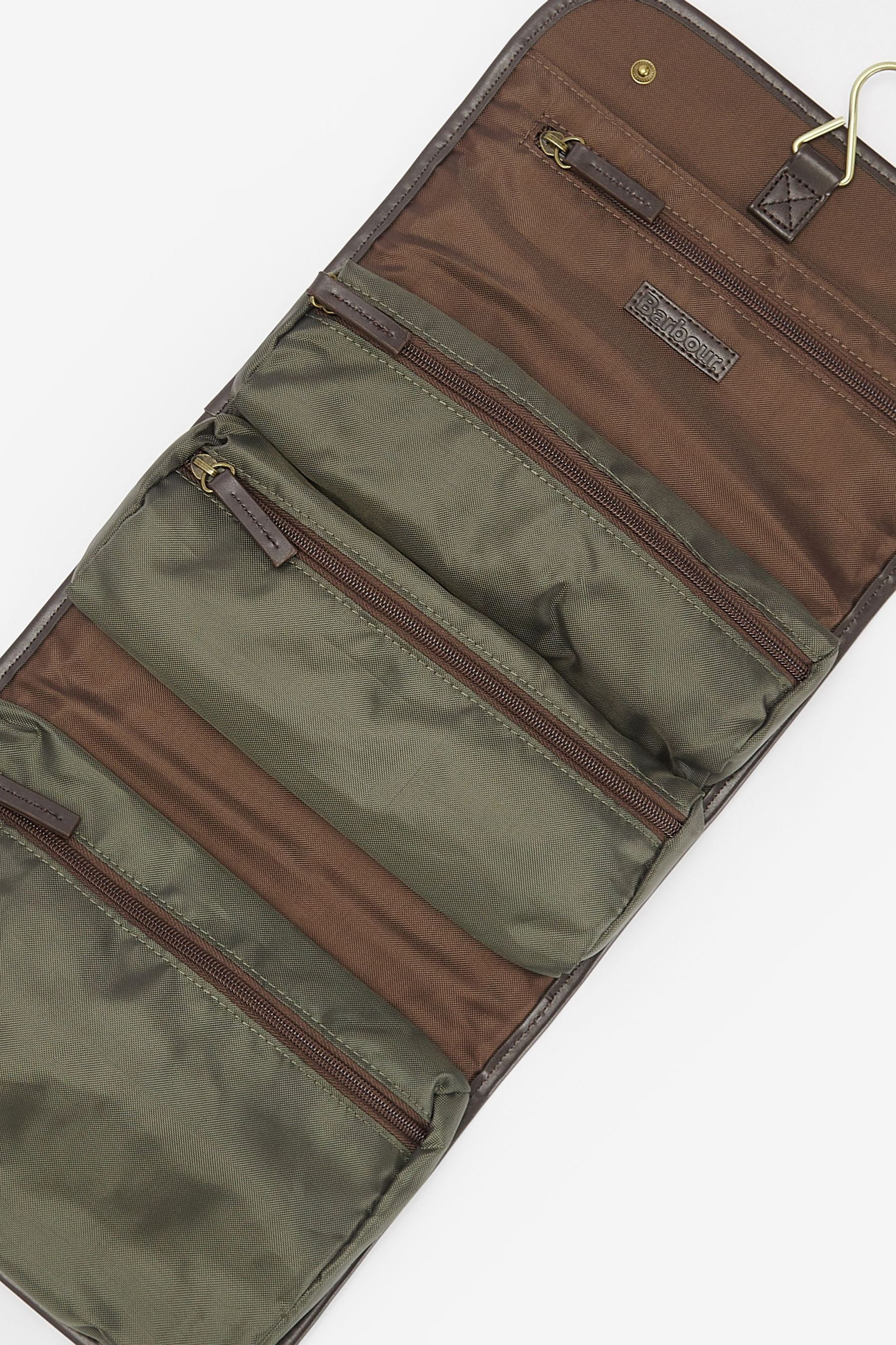 Buy Barbour Olive Green Wax Hanging 100 Cotton Washbag from the Next UK online shop