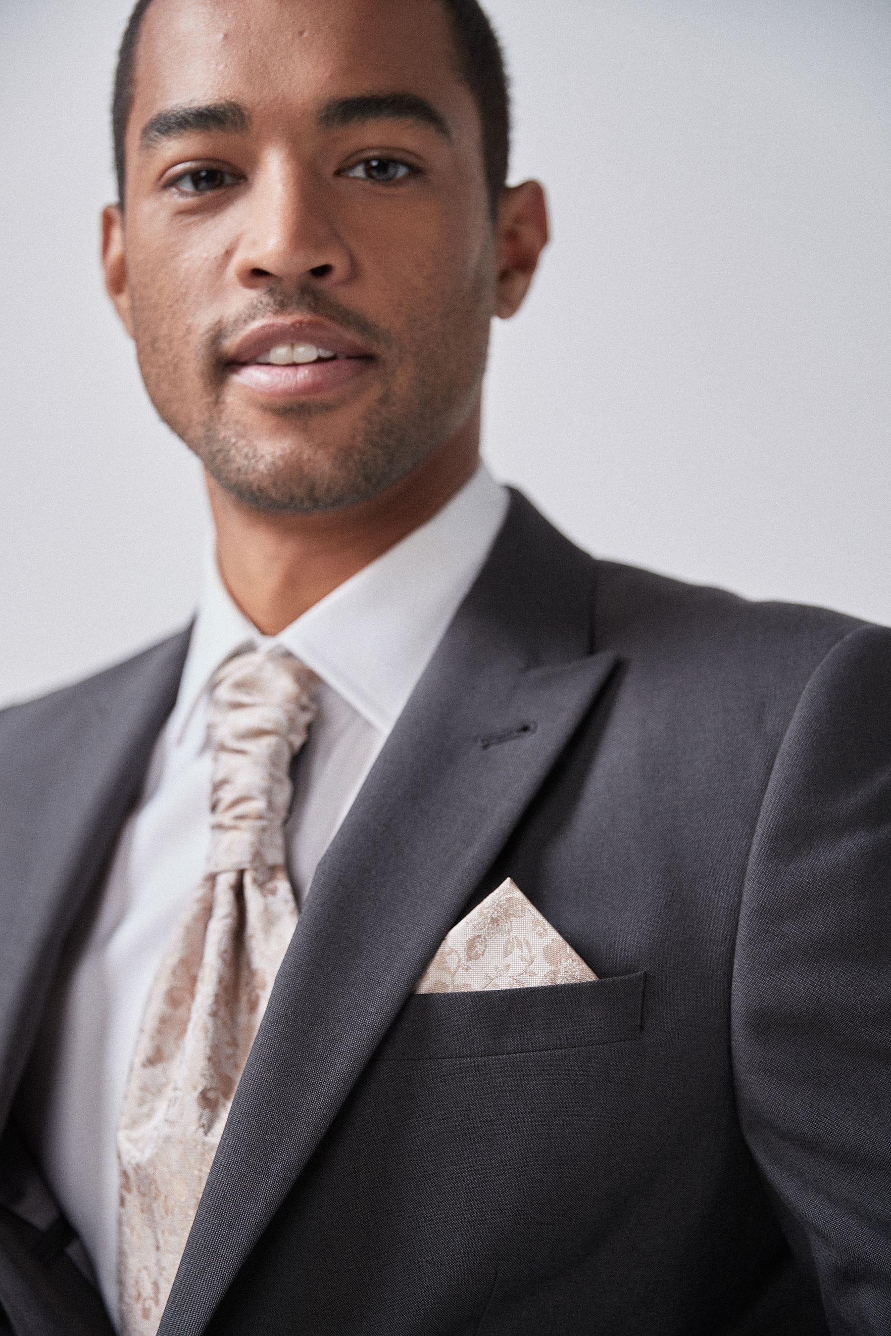 Buy Charcoal Grey Slim Fit Morning Suit Jacket from Next Luxembourg