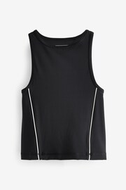 Black/White Supersoft Active Tank - Image 6 of 7