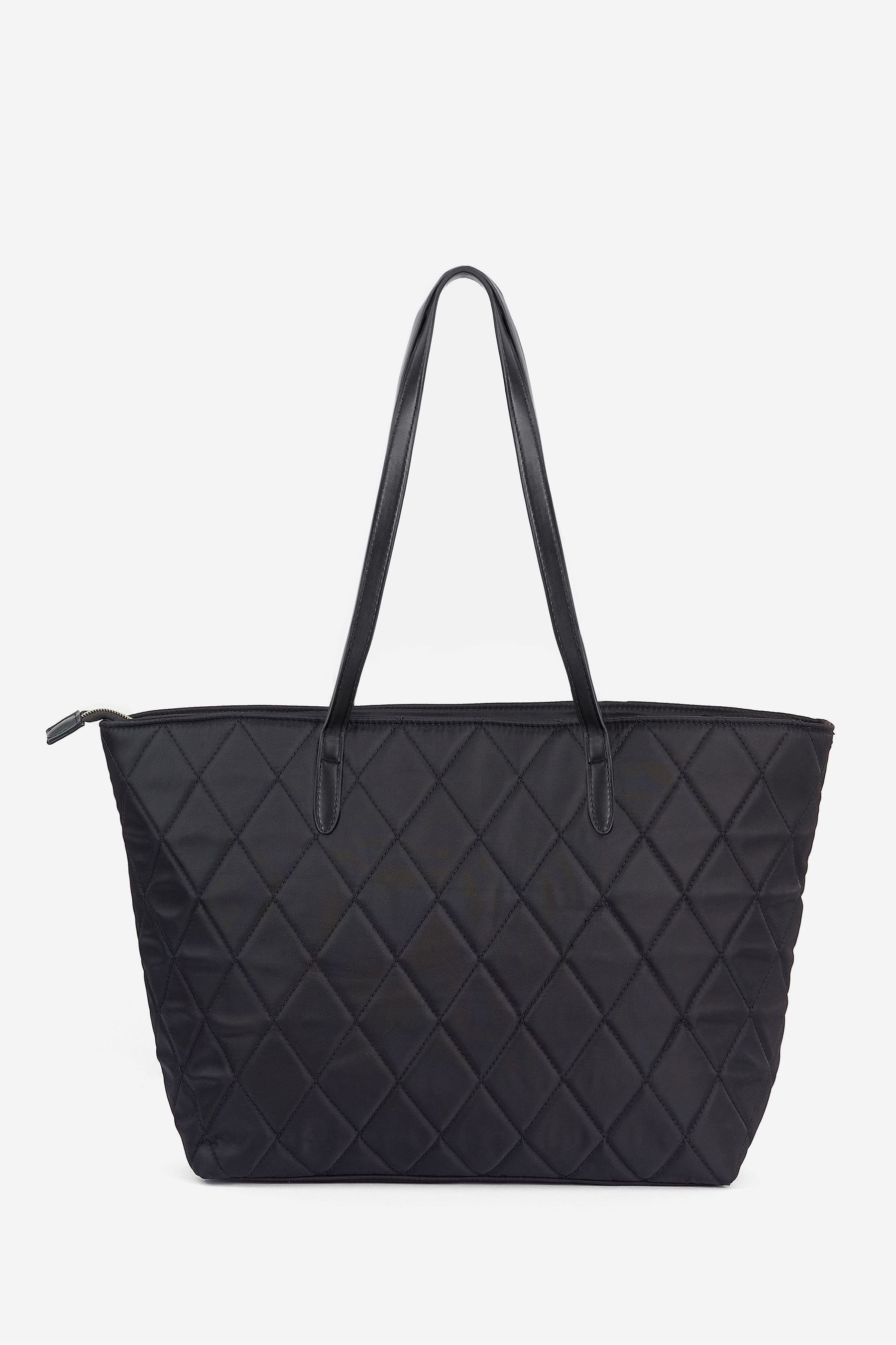 Buy Barbour Black Quilted Tote Bag from the Next UK online shop