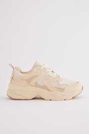 Neutral Brown Chunky Lace Up Trainers - Image 5 of 8