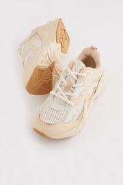 Neutral Brown Chunky Lace Up Trainers - Image 6 of 8