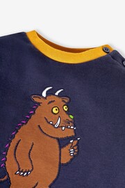 JoJo Maman Bébé Navy Kids' The Gruffalo Appliqué Sweatshirt & Joggers With Pet In Pocket Set - Image 7 of 10