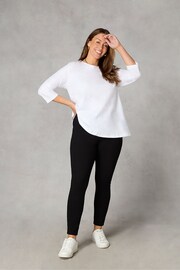 Live Unlimited Curve Petite Ponte Black Leggings - Image 1 of 3