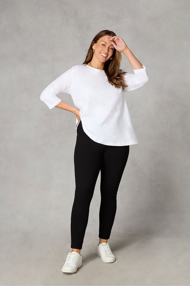 Live Unlimited Black Curve Petite Ponte Leggings - Image 1 of 3