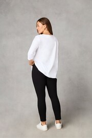 Live Unlimited Curve Petite Ponte Black Leggings - Image 2 of 3