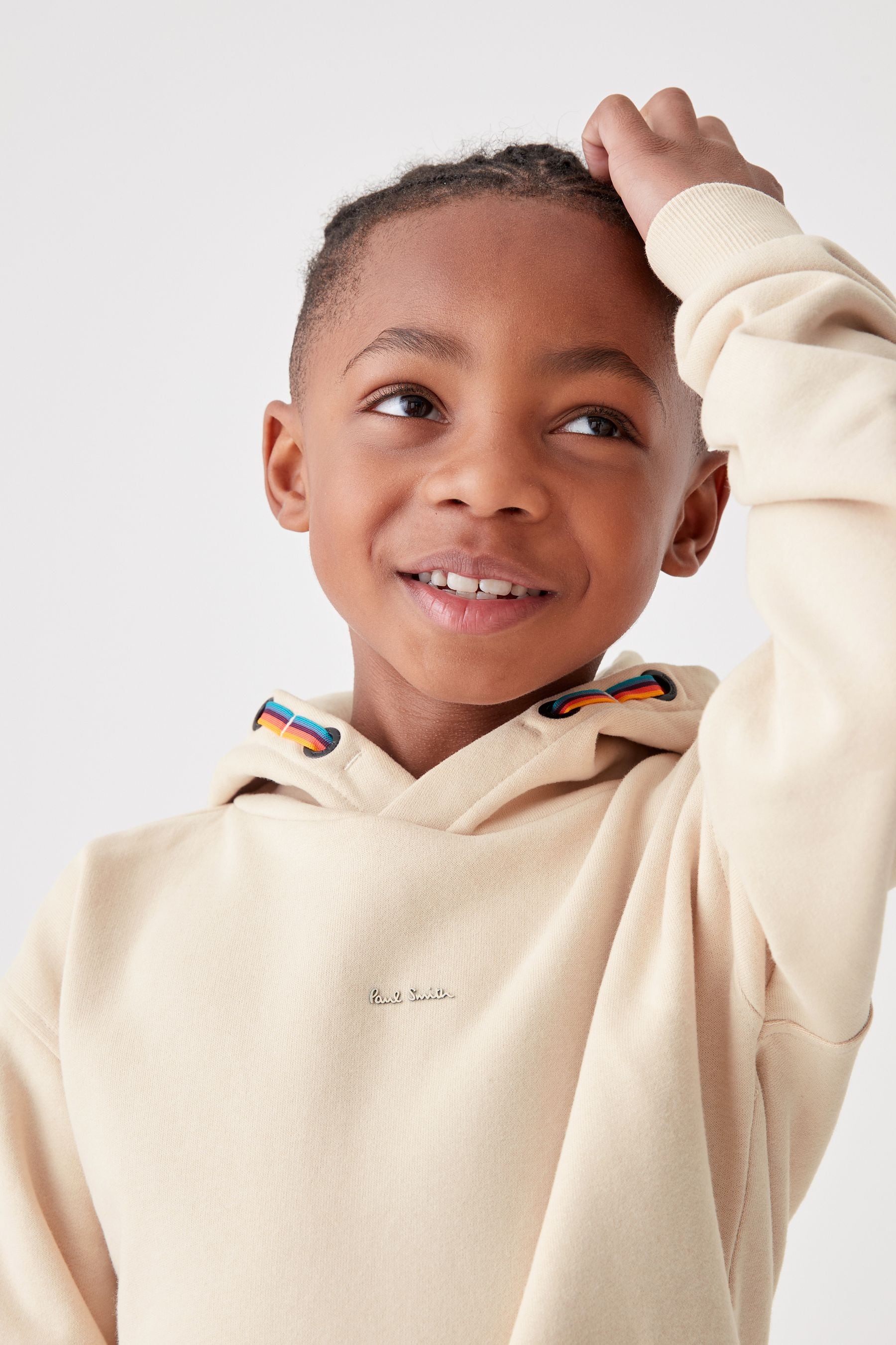 Buy Paul Smith Junior Boys Natural Signature Pullover Hoodie from Next Luxembourg