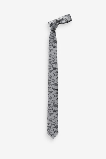 Grey Character Tie (1-16yrs)