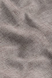 Brown Slim Fit Textured Linen Blend Blazer - Image 7 of 11