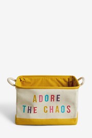 Multi Colour Adore the Chaos Fabric Storage Basket - Image 5 of 6