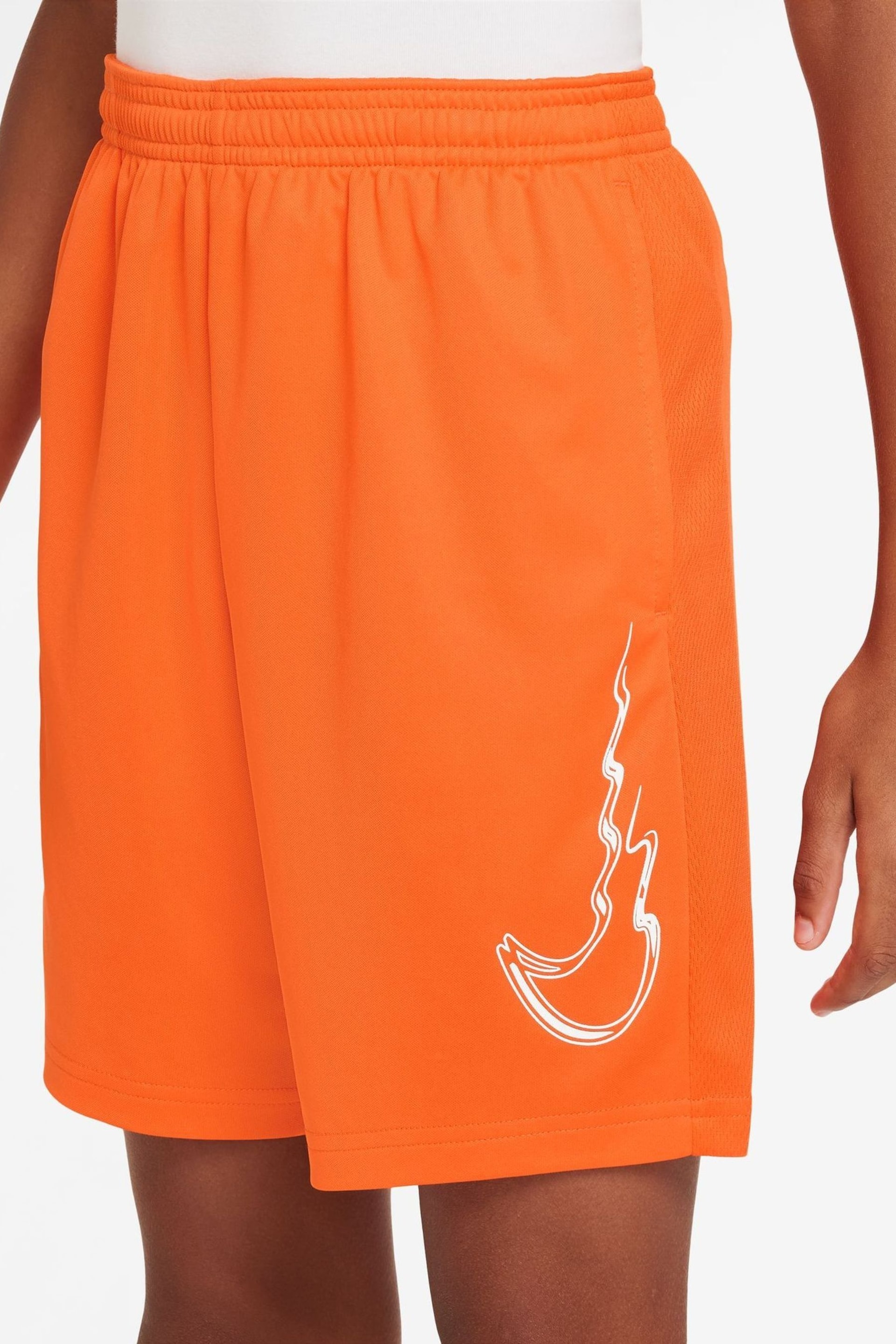 Nike Orange Trophy Dri-FIT Shorts - Image 3 of 4