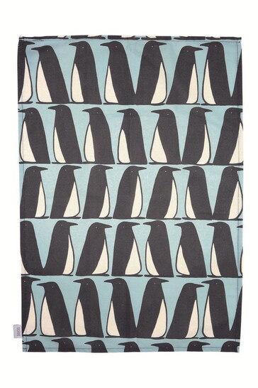 Scion Blue Pedro Penguin Set of 2 Tea Towels