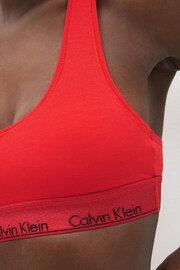 Calvin Klein Red Modern Cotton Holiday Bralette - Image 4 of 5