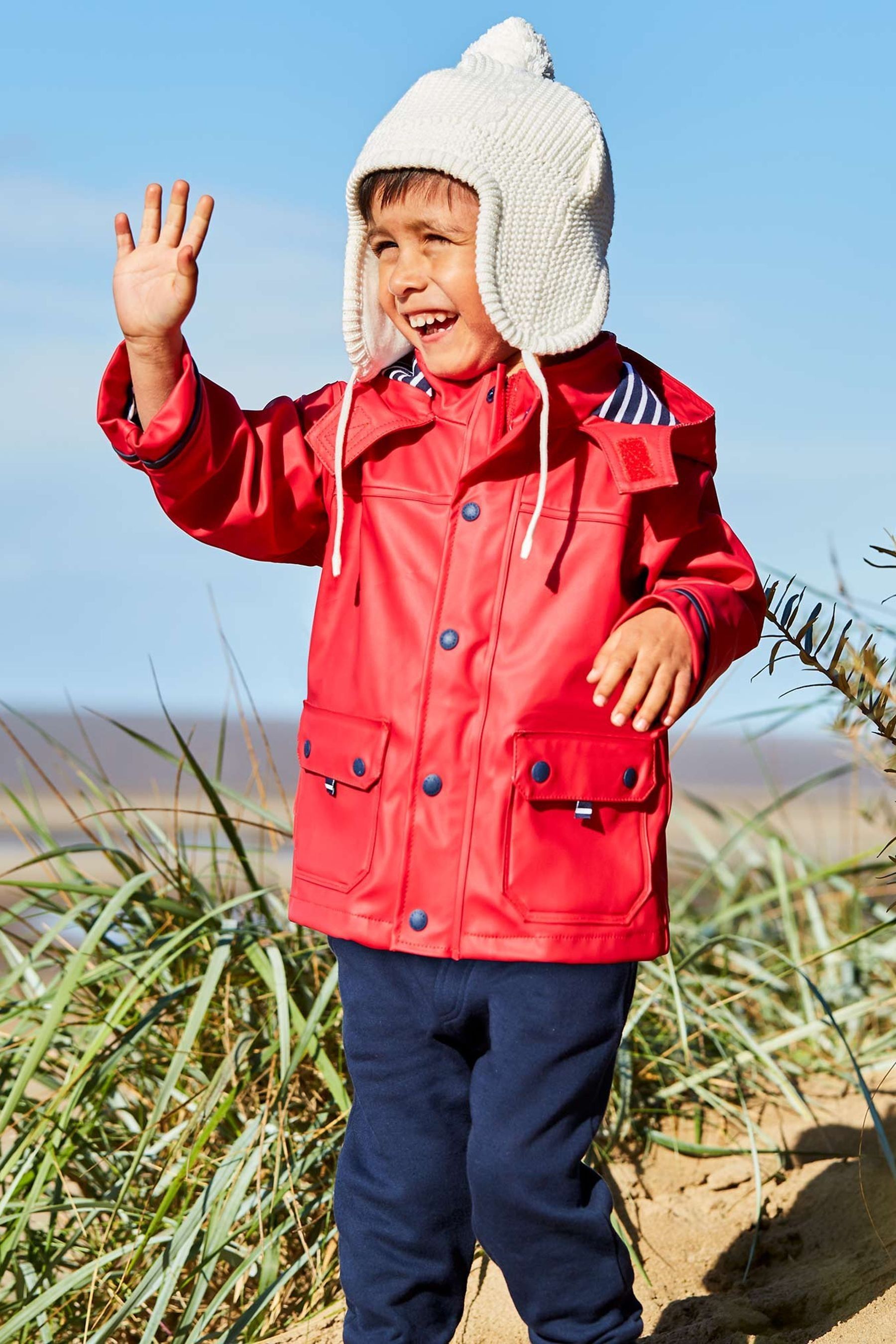 Buy JoJo Maman Bebe Red Waterproof Fisherman s Jacket from the Next UK online shop