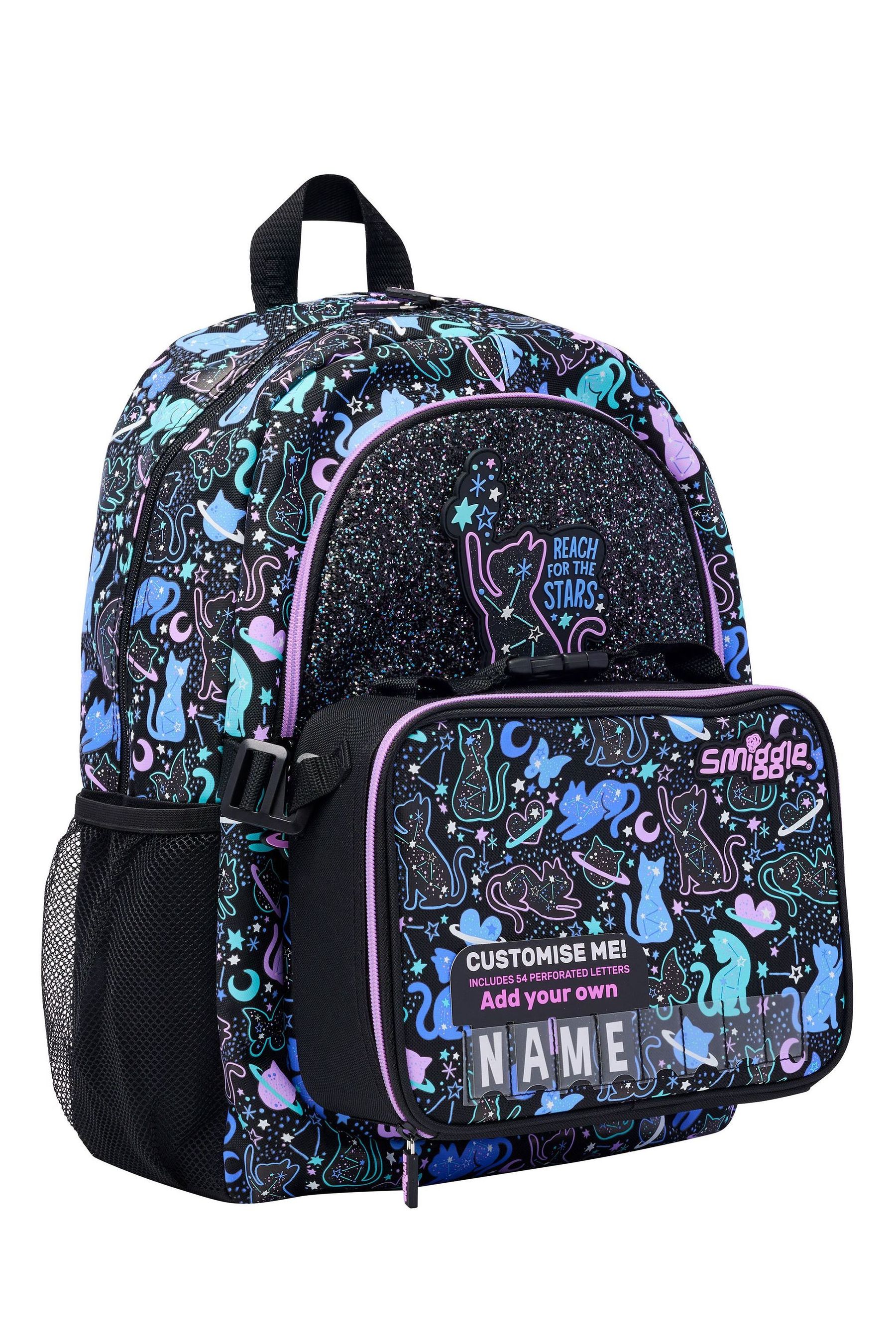 Smiggle Purple Wild Side Classic Attach Backpack