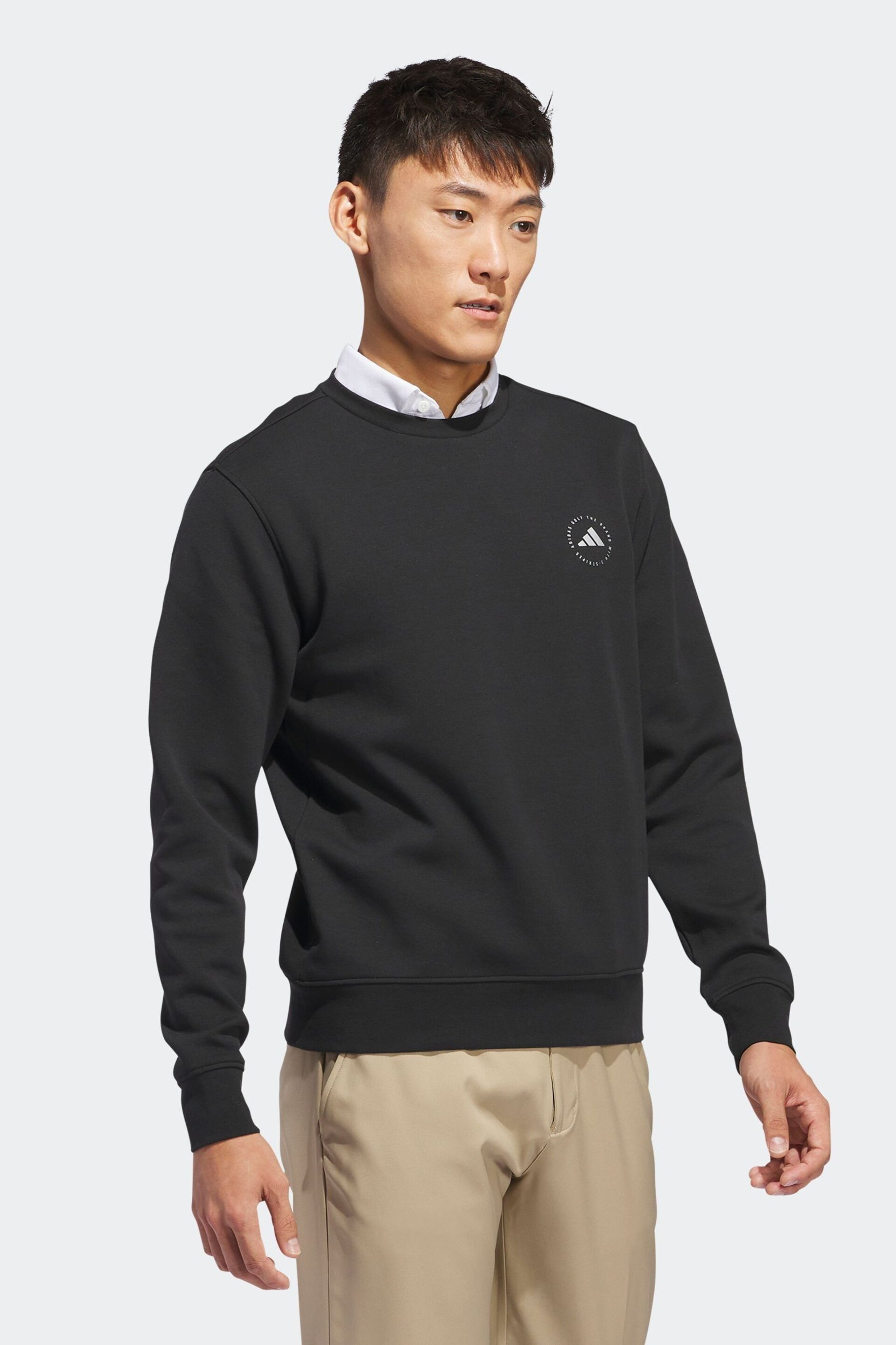 adidas Golf Pebble Crewneck Sweatshirt - Image 3 of 7